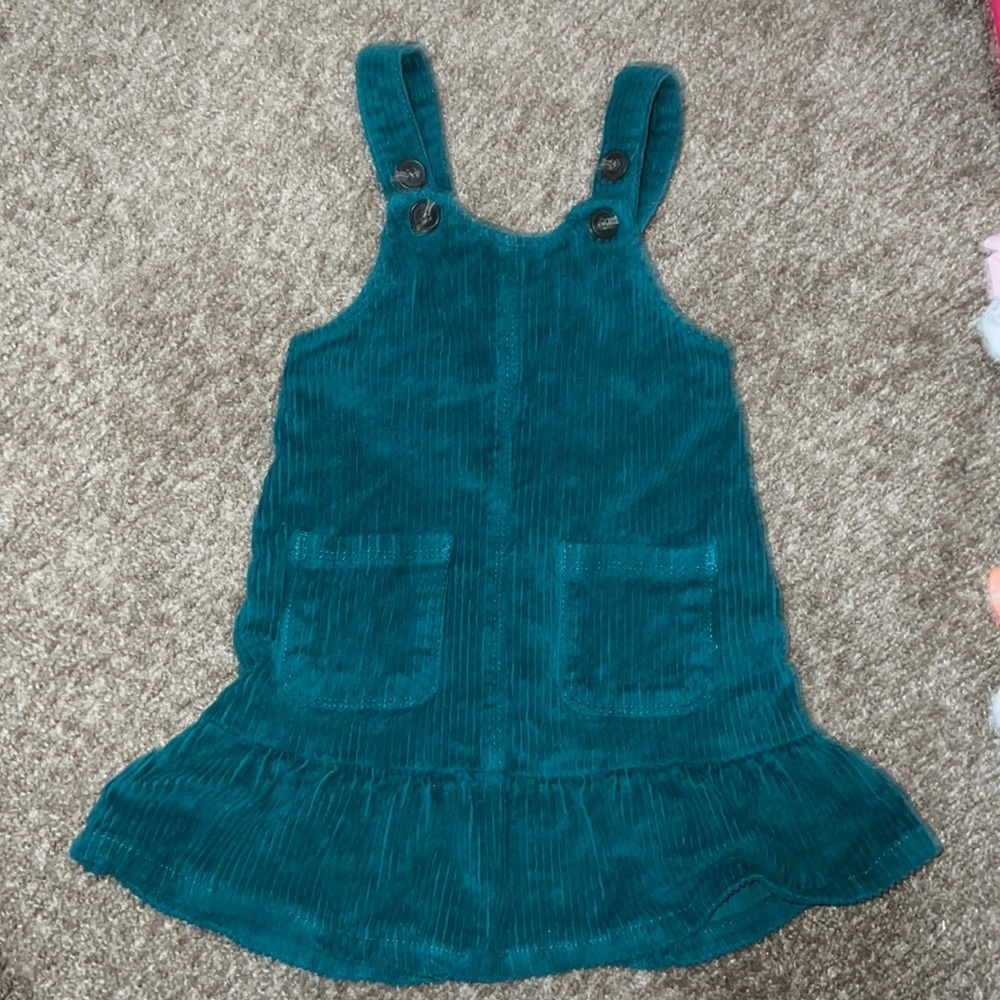Velvet Green Dress